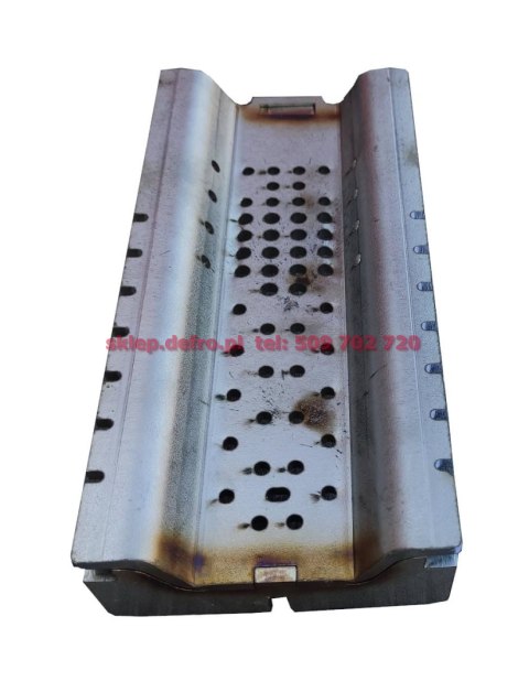 Ruszt palnika 10-15kW 195x88x34mm TYP-OMEGA z bolcem Ruszt palnika 10-15kW 195x88x34mm TYP-OMEGA z bolcem