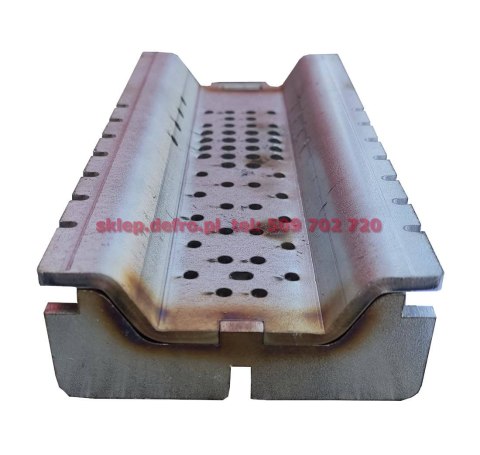 Ruszt palnika 10-15kW 195x88x34mm TYP-OMEGA z bolcem Ruszt palnika 10-15kW 195x88x34mm TYP-OMEGA z bolcem