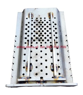 Ruszt palnika 30kW 210x138x37 TYP-OMEGA bez bolca - płozy