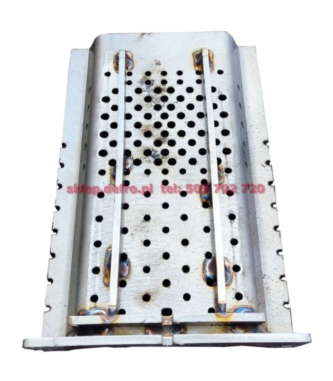 Ruszt palnika 30kW 210x138x37 TYP-OMEGA bez bolca - płozy Ruszt palnika 30kW 210x138x37 TYP-OMEGA bez bolca - płozy