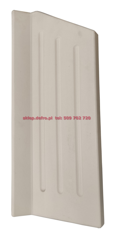ORBIS / SOLUM / IGNIS / ORTI / OVAL White ceramic left side panel ORBIS / SOLUM / IGNIS / ORTI / OVAL White ceramic left side panel